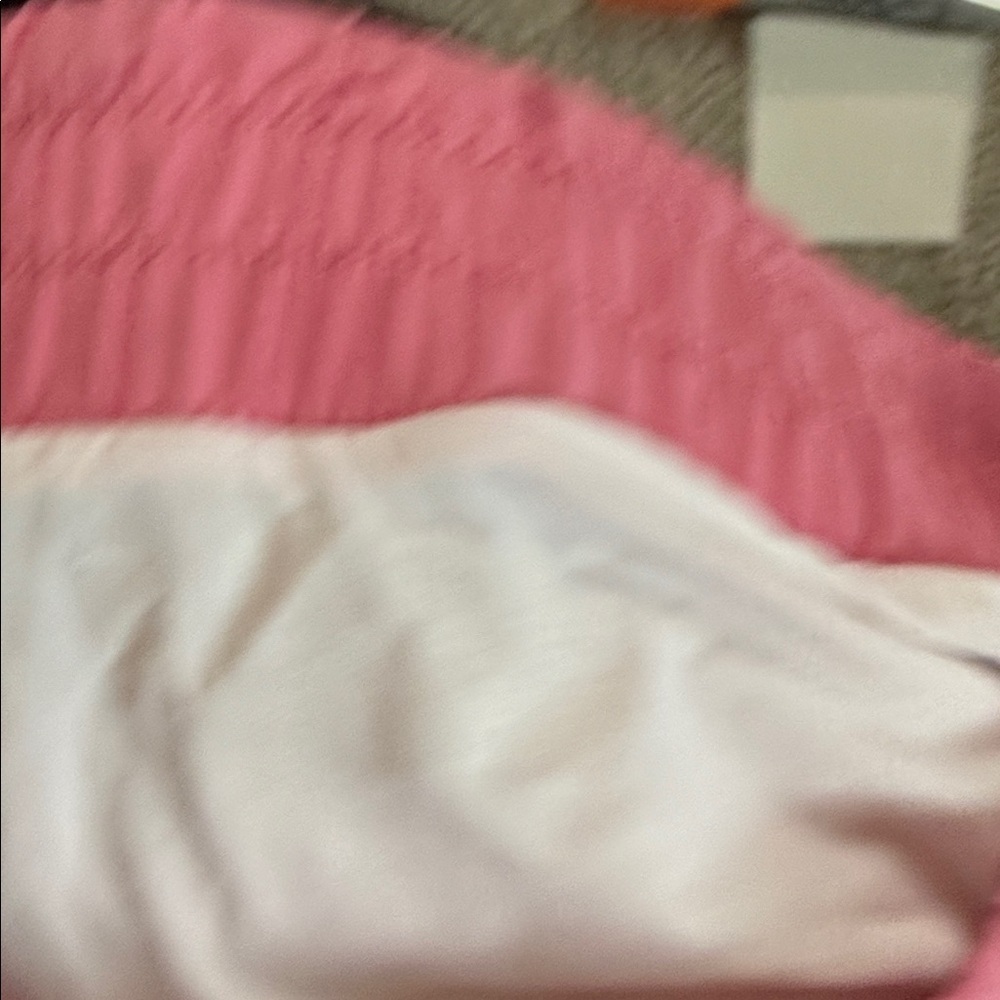 Zella Lined Workout Athletic Shorts Sz L Pink NEW - Picture 3 of 3